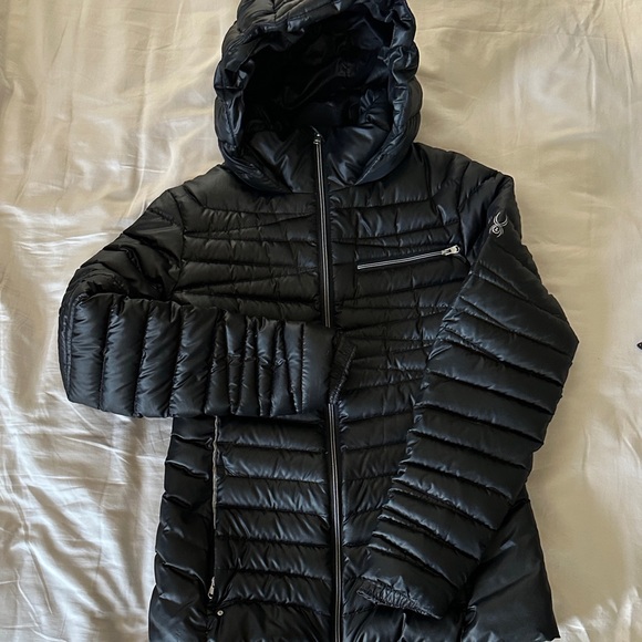 Spyder Women's Black Puffer Jacket - Picture 4 of 4